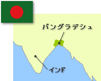 バングラデシュの地図